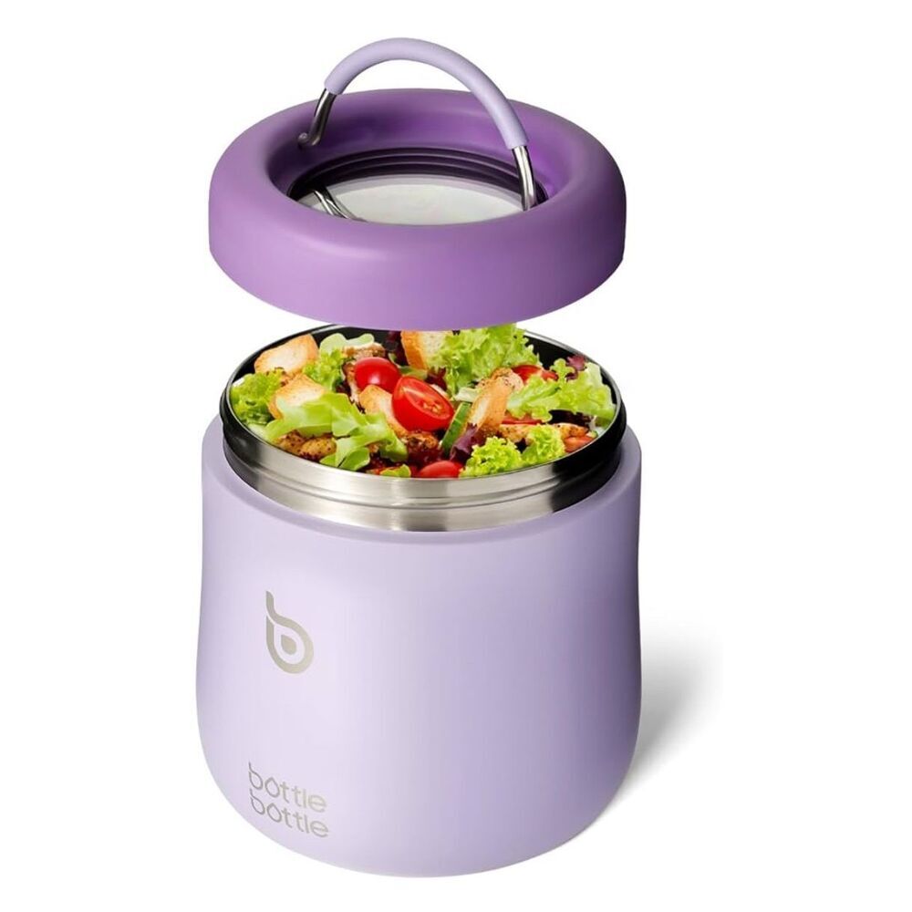 NEW Insulated Food Container 21oz Food Thermos with Transparent lids